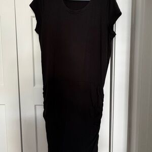 Athleta Black Midi Dress